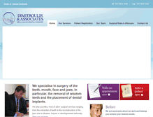 Tablet Screenshot of dimitroulis.blissmedia.com.au